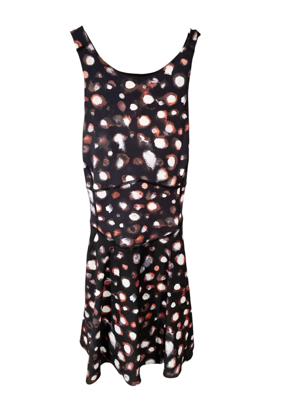 Lululemon Court Crush Dress Size 4 HZOM Haze Dot Inverse Orange Multi NEW - Picture 1 of 4